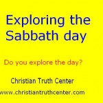 Exploring the Sabbath day