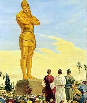 nebuchadnezzar golden statue gold king