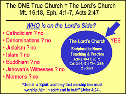 Protestant Heresies Today 5: - The ‘Church’ or Denomination You Attend Does Not Matter. A Lie!