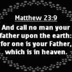 Protestant Heresies Today 9: – You Need a Spiritual Father and Spiritual Mother (Satan gospel) Protestant Heresies Today 9: - You Need a Spiritual Father and Spiritual Mother (Satan gospel)
