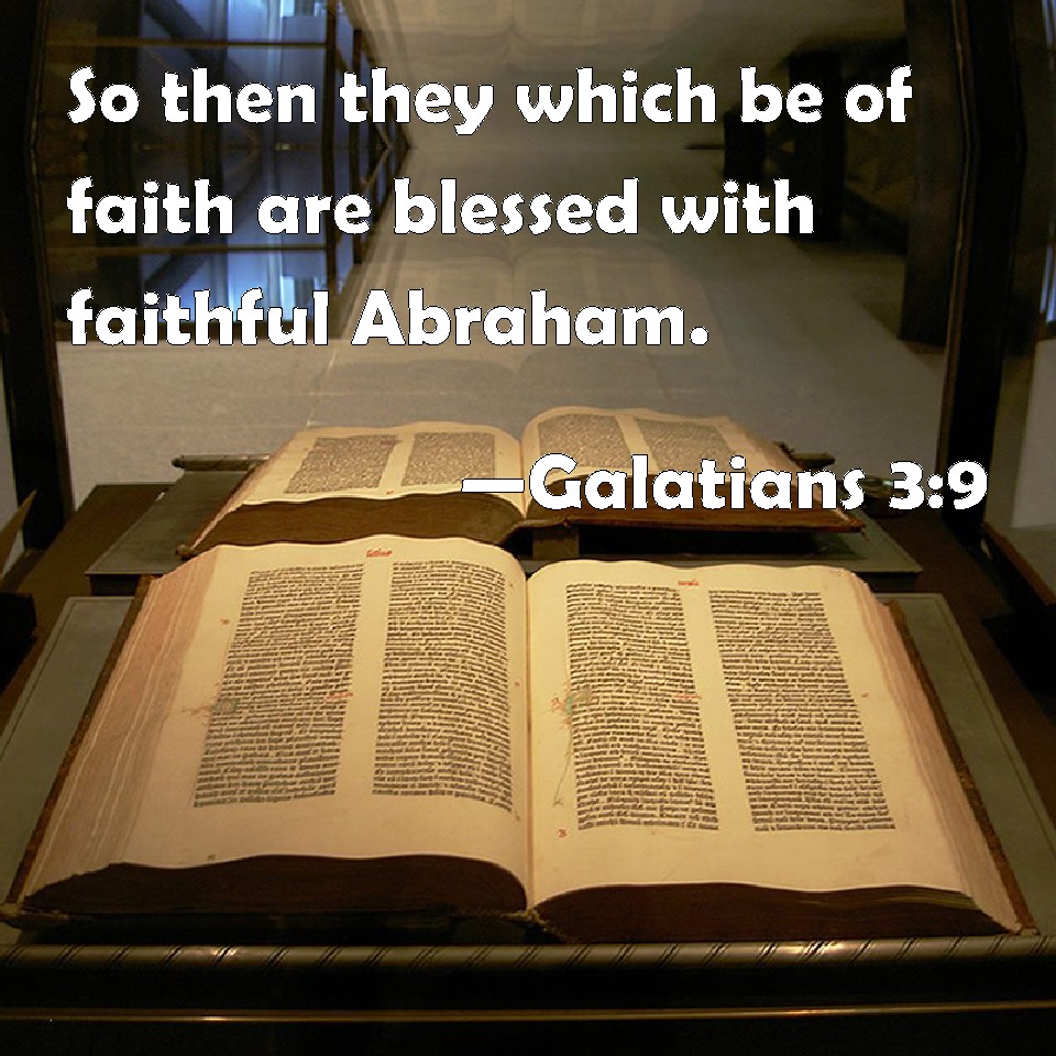 Tithe Like Abraham Not To Receive But to Thank. Those of faith are blessed with faithful Abraham