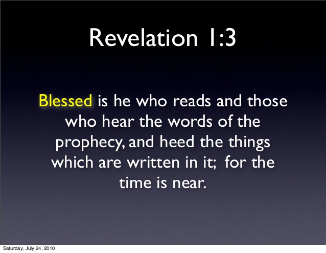 The Book of Revelation – Blessing For Reading and Hearing It