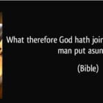 Cursed is Every Person Who Put Marriage Asunder Cursed is Every Person Who Put Marriage Asunder