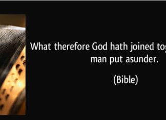 Cursed is Every Person Who Put Marriage Asunder Cursed is Every Person Who Put Marriage Asunder