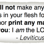 Tattoos are Against God – Do not Print Any Marks Upon You Tattoos are Against God - Do not Print Any Marks Upon You