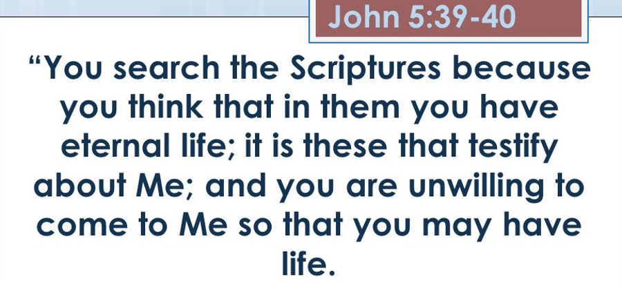 Scripture (Bible) Has No Life – It is Lifeless; It is Dead