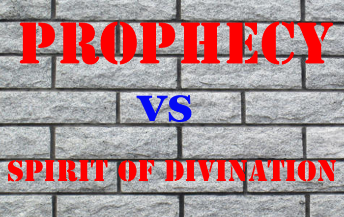 Difference Between Prophecy and Spirit of Divination