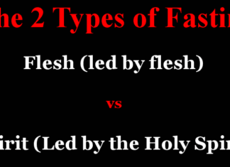 The 2 Types of Fasting – Flesh vs Spirit The 2 Types of Fasting - Flesh vs Spirit