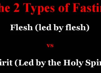 The 2 Types of Fasting – Flesh vs Spirit The 2 Types of Fasting - Flesh vs Spirit