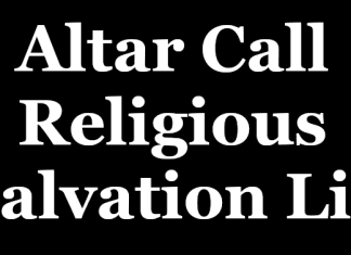 ‘Altar Call’ Religious Salvation Lie ‘Altar Call’ Religious Salvation Lie