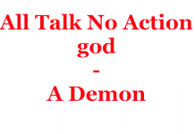 How I got Tired of a god of All Talk No Action How I got Tired of a god of All Talk No Action