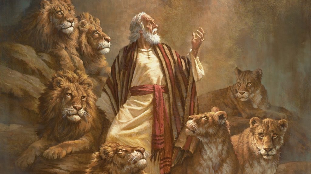 Peace with Animals - Daniel in Lion's Den